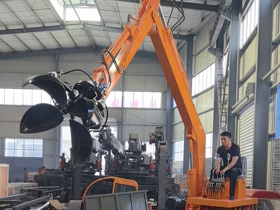 挖抓船吊固定吊车载吊总成